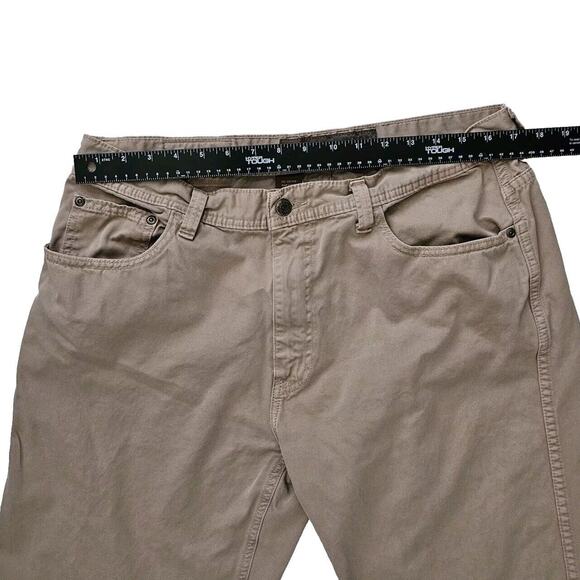 Territory Ahead Mens 36X32 Tan Khaki Pants Hiking Outdoor Chino (34x32 Actual) - Picture 5 of 6